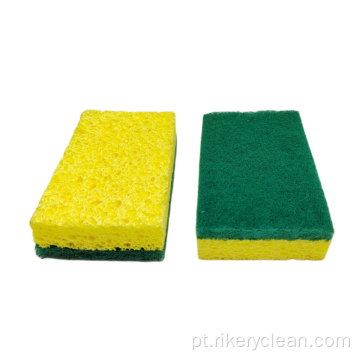Esponjas de celulose de limpeza doméstica e de cozinha